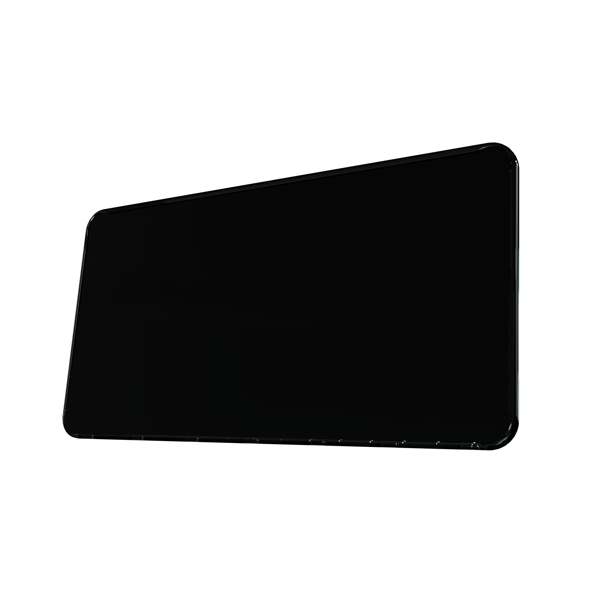 Vanish Plate Nano in blackout mode, showcasing its sleek low-profile design